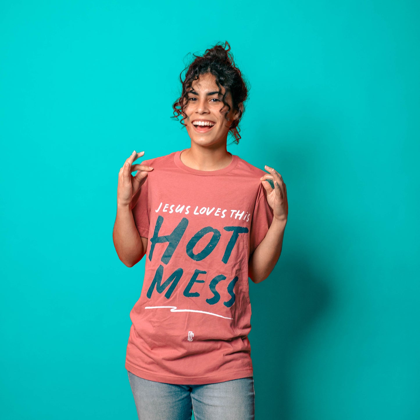 Jesus Loves This Hot Mess Tee