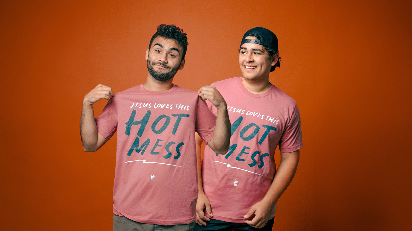 Jesus Loves This Hot Mess Tee