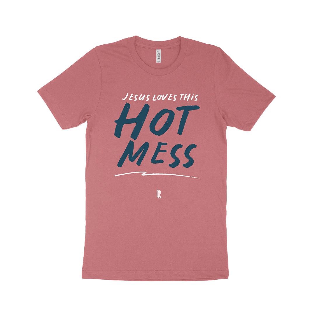 Jesus Loves This Hot Mess Tee